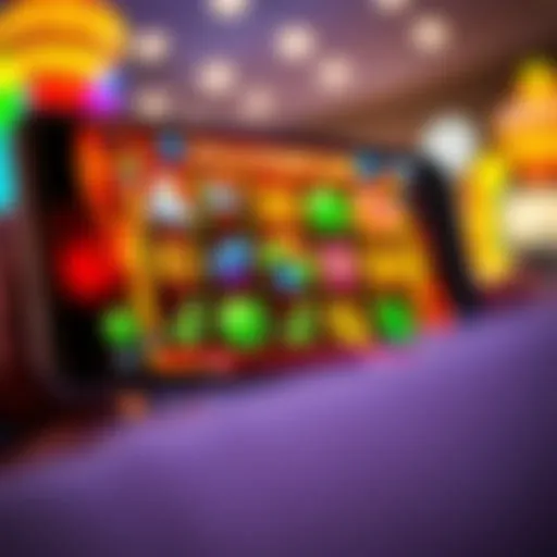 Mobile device screen showcasing the Wild Fortune game interface with vibrant reels and interactive controls