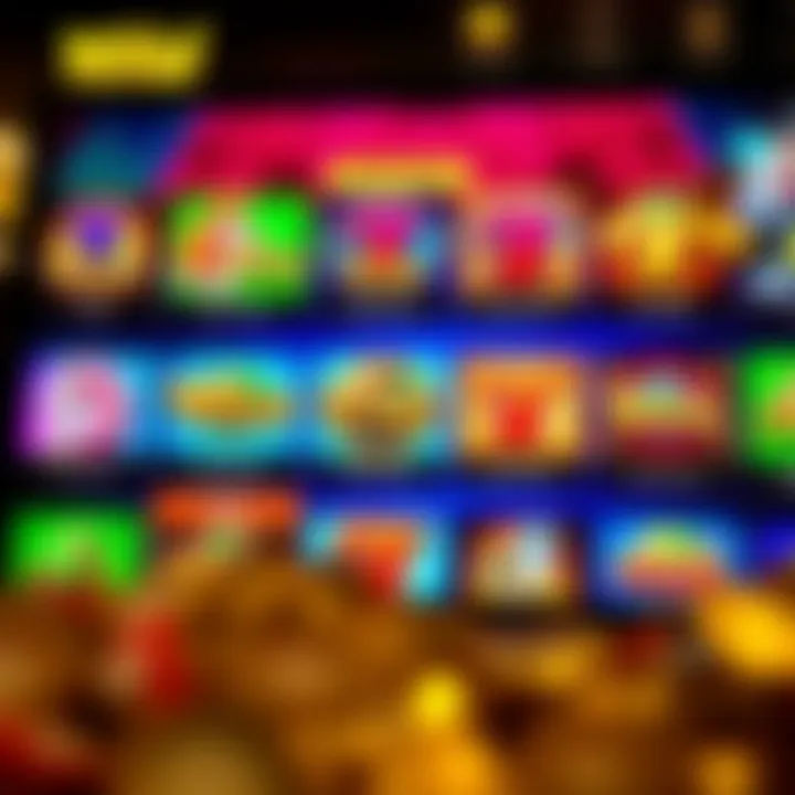 Colorful online casino interface displaying various slot games on Wild Fortune platform
