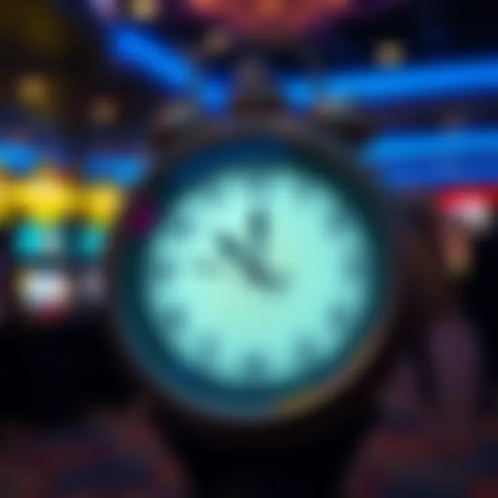 Understanding Departure and Arrival Times in Wild Fortune Online Clock illustrating game departure and arrival times for online casino