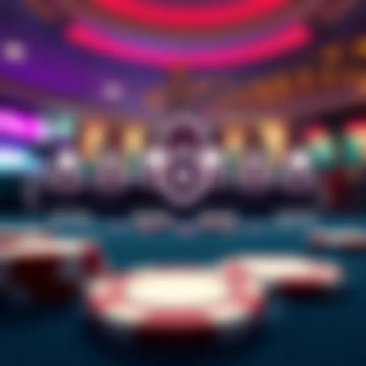 Secure payment options illustrated with digital security icons and casino chips