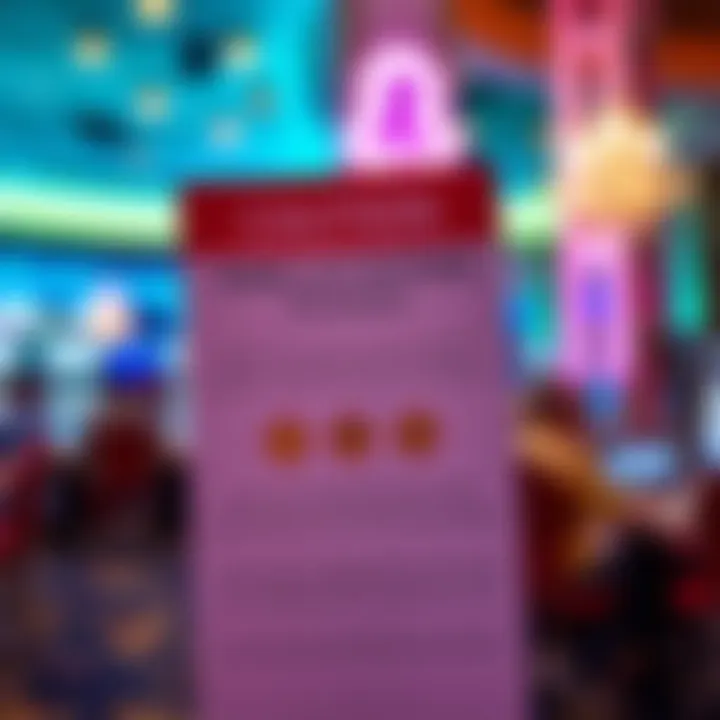 Visual representation of terms and conditions with caution symbols