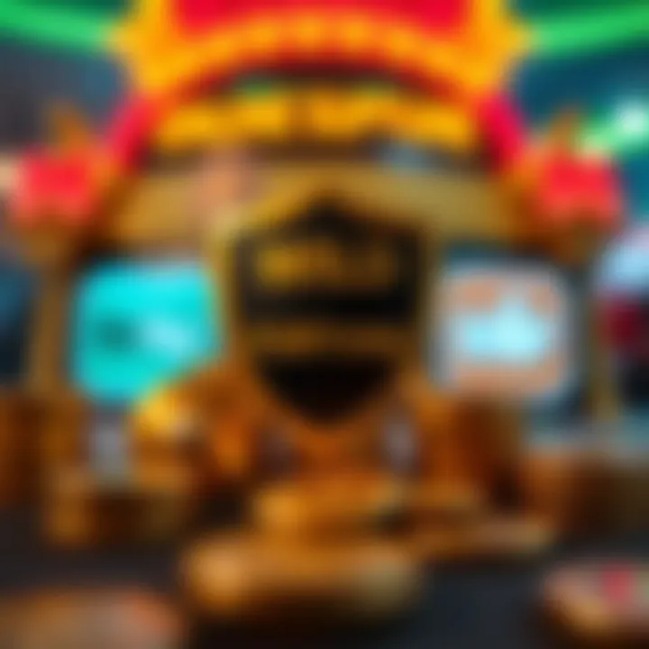 Secure digital payment icons with a shield symbolizing protection and trust