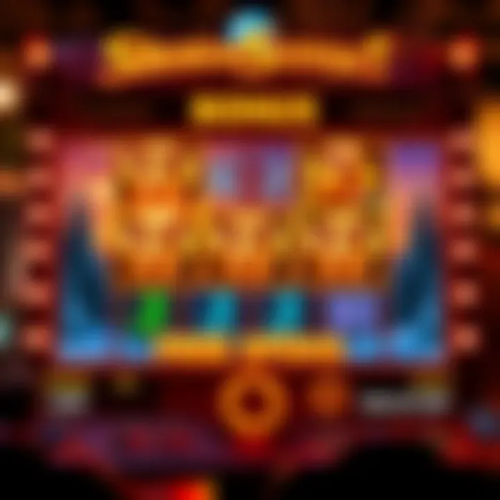 Bonus round feature screen with glowing wild symbols and free spins in Siberian Sunset