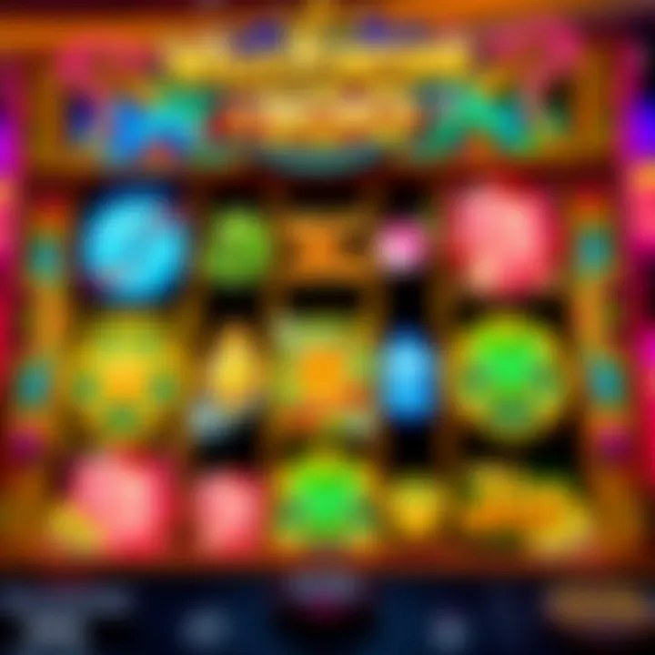 Wild Fortune slot game interface showing reels with mystical symbols and vibrant colors