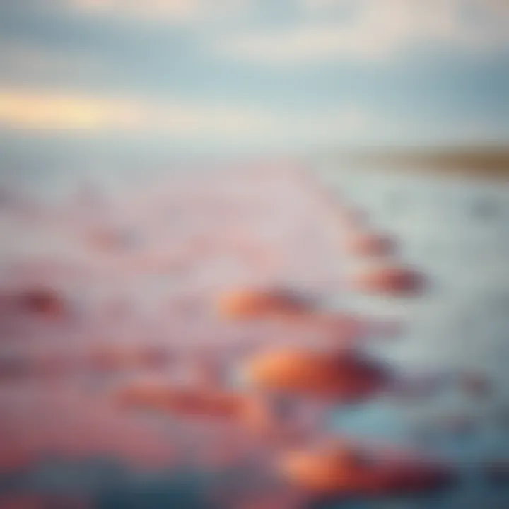 Oil spill spreading across ocean surface near Australian coastline