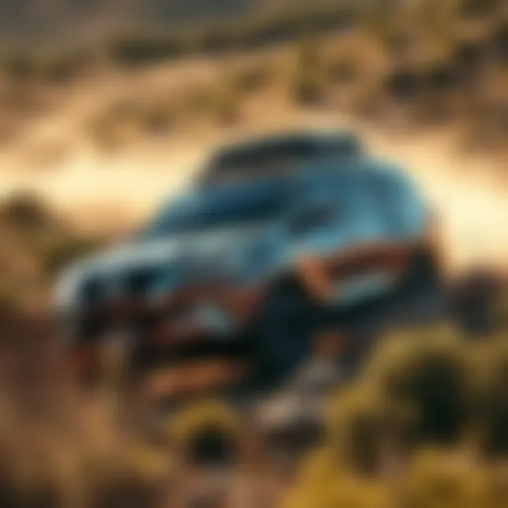 Wild Fortuner driving through rugged Australian terrain showcasing its off-road capabilities