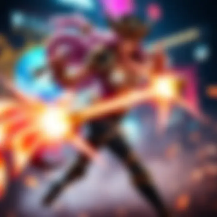 Miss Fortune unleashing Bullet Time ultimate in a team fight showing optimal positioning