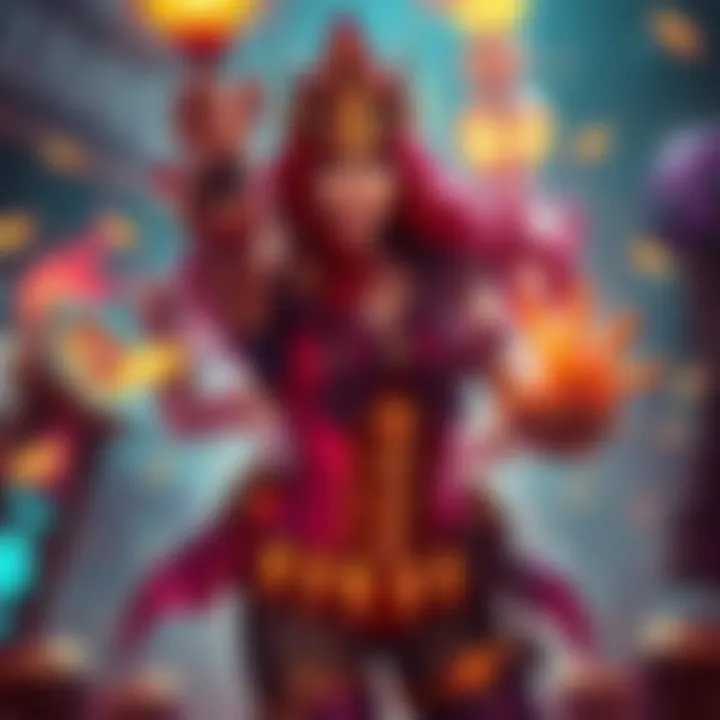 Wild Rift champion Miss Fortune casting her Double Up ability in a vibrant lane battle