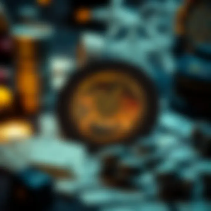 Interpreting the Wheel of Fortune in The Wild Unknown Tarot Interpretive layout of The Wild Unknown Tarot's Wheel of Fortune card surrounded by elements representing cycles of change and personal transformation