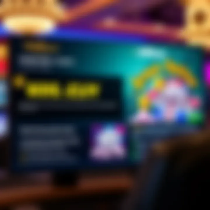 Screen displaying bonus offers and free spins available on Wildfortune Casino with guidelines for responsible gaming