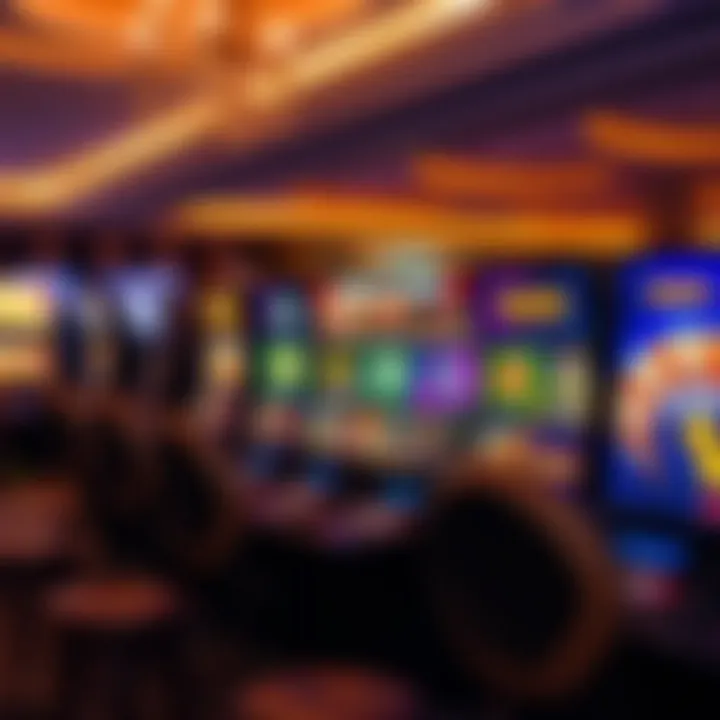 Wide Range of Casino Games at Wildfortune Casino Diverse selection of casino games displayed on a digital screen with vibrant graphics