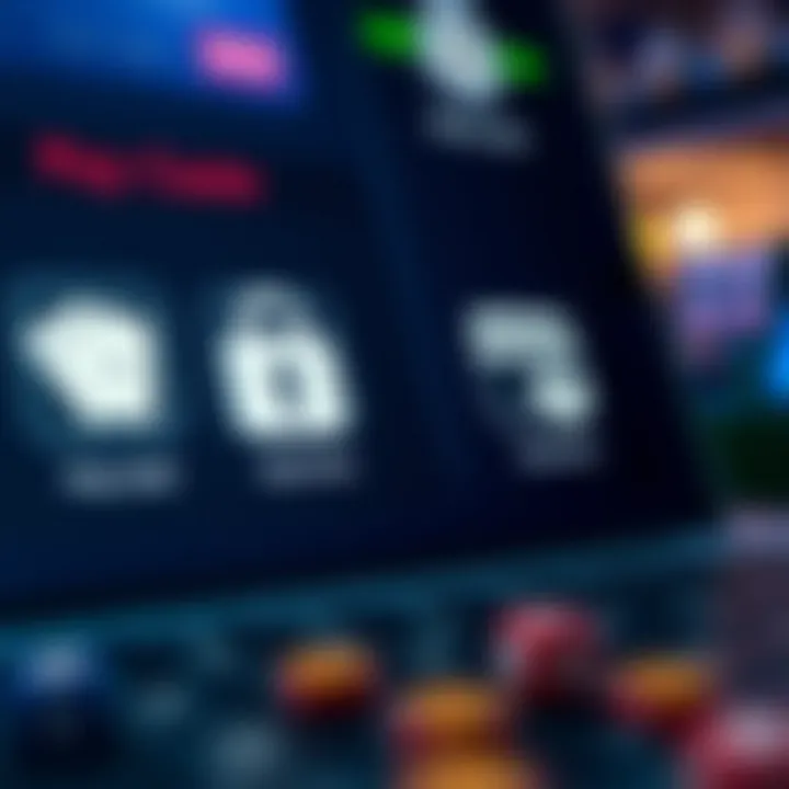 Secure online casino payment options showcasing credit card and digital wallet icons