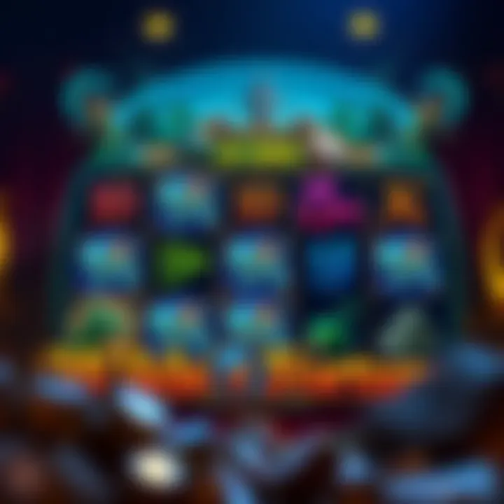 Bonus round feature in Wilds of Fortune slot with animated wild symbols and rewards