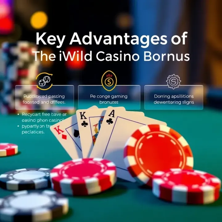 Illustration of casino chips and playing cards highlighting no deposit bonus benefits