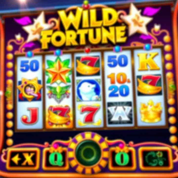 Wild Fortune slot game interface showcasing vibrant symbols on reels